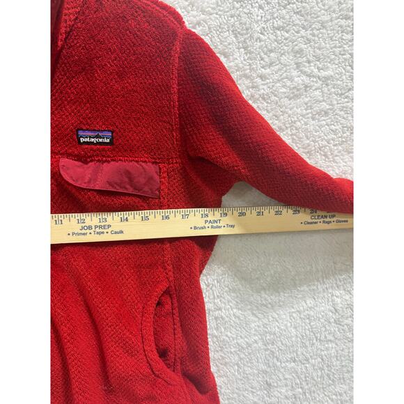 Patagonia Soft Red Fleece Women’s Medium Y2K Adventure Core holiday wear warm - Picture 4 of 6